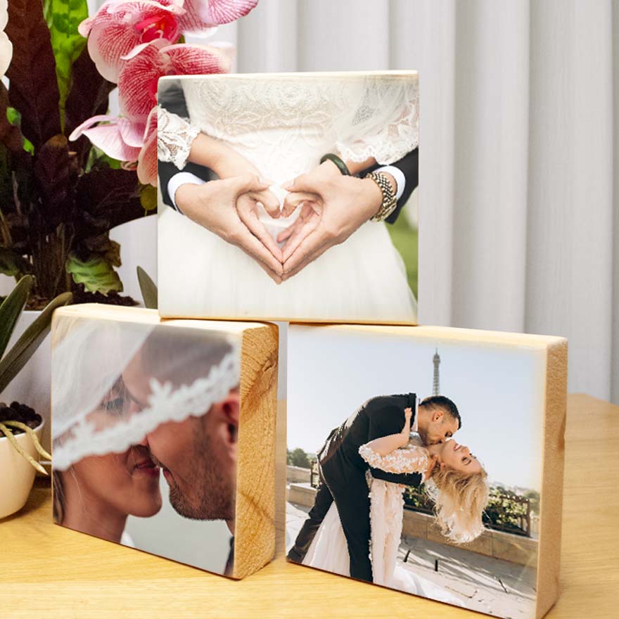 הדפסה על בלוק עץ טבעי במבצע 15X14.5 ועוד זוג 10X10 – תמונה 5