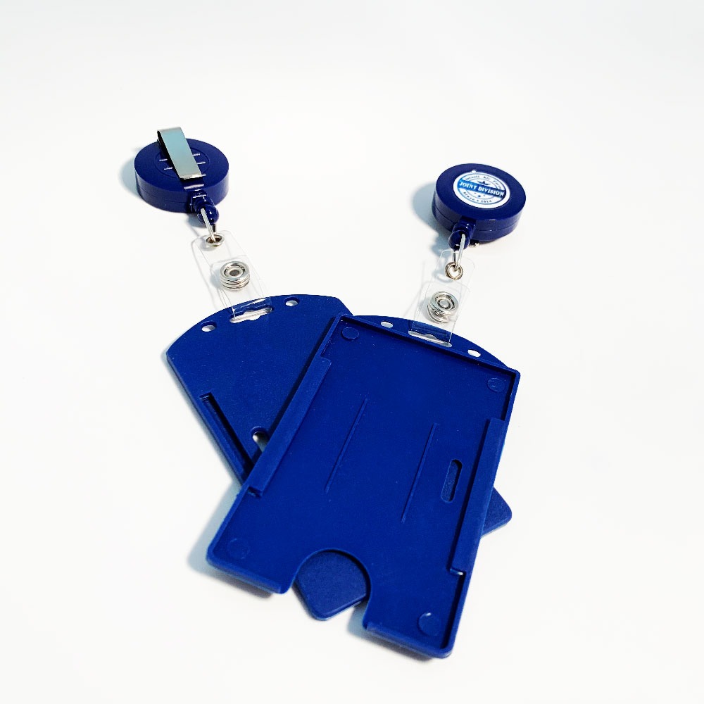 מנשא / מחזיק קשיח לתג זיהוי + יו יו ממותג