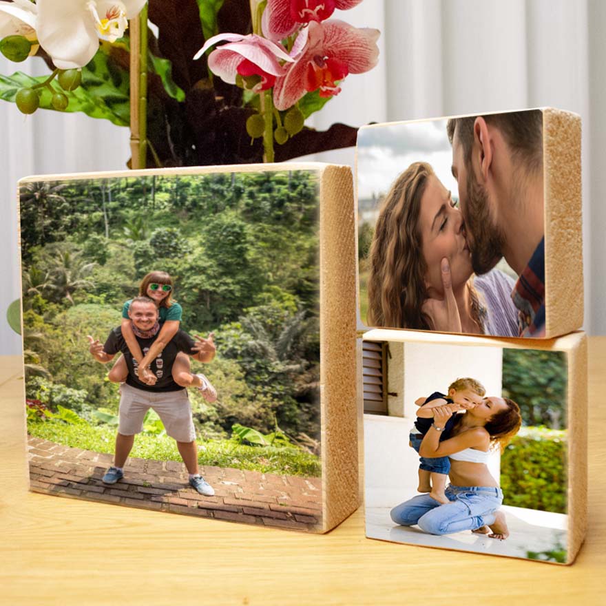 הדפסה על בלוק עץ טבעי במבצע 15X14.5 ועוד זוג 10X10 – תמונה 7