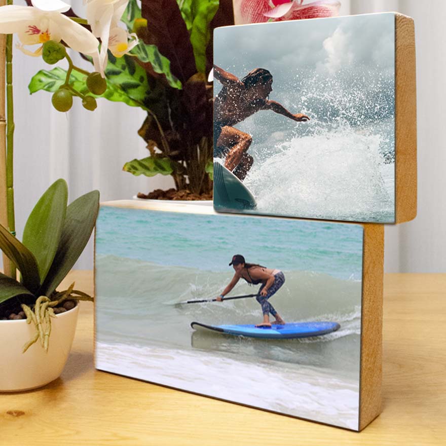 הדפסה על בלוק עץ טבעי במבצע 15X14.5 ועוד זוג 10X10 – תמונה 12