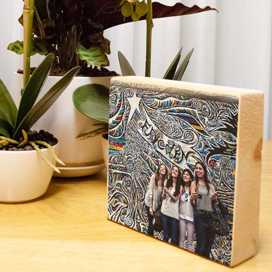 הדפסה על בלוק עץ טבעי במבצע 15X14.5 ועוד זוג 10X10 – תמונה 13