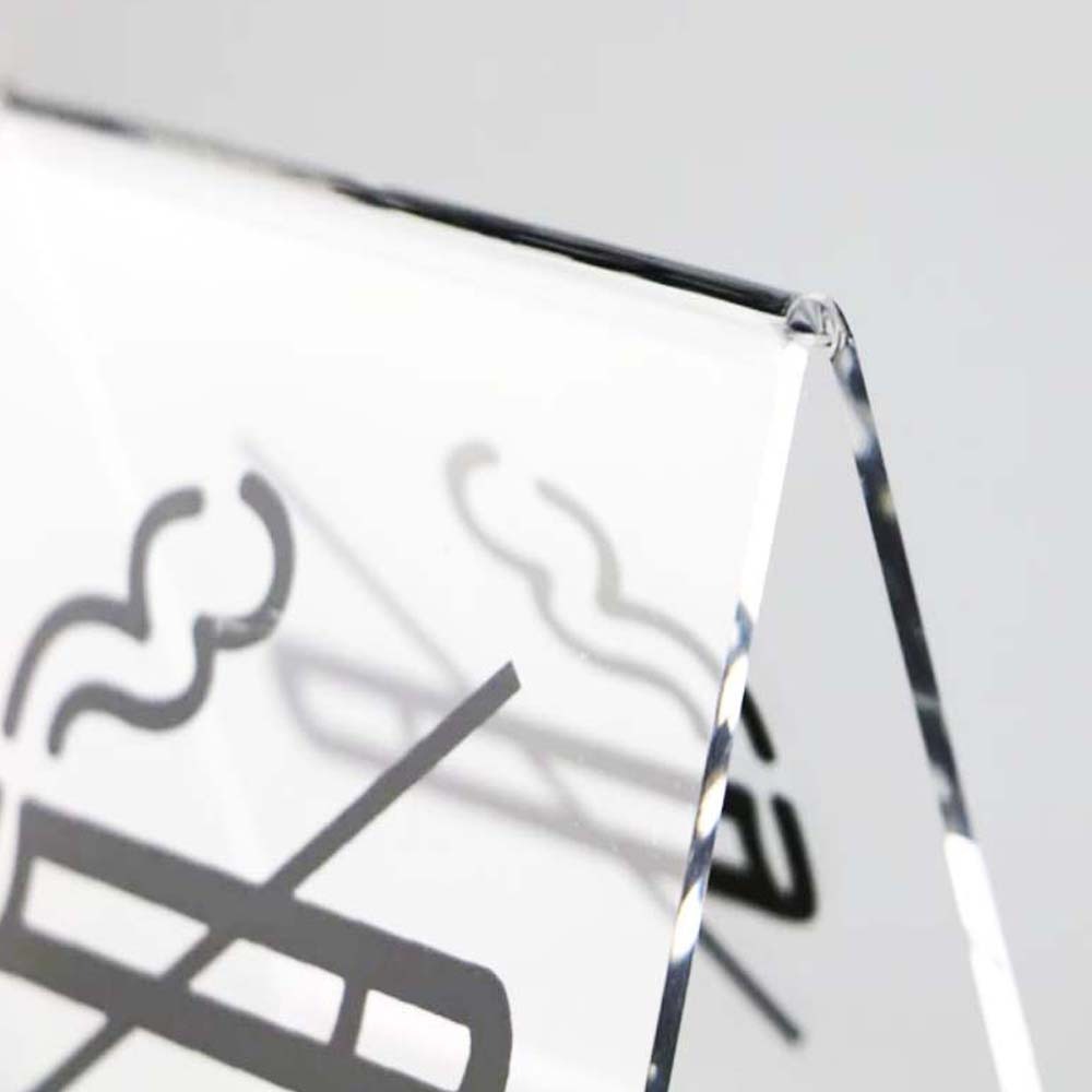 מעמד שולחני מפרספקס שקוף 7X4 ס"מ – תמונה 2