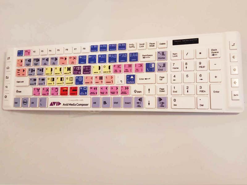 מקלדת Avid Composer USB לבנה – תמונה 2