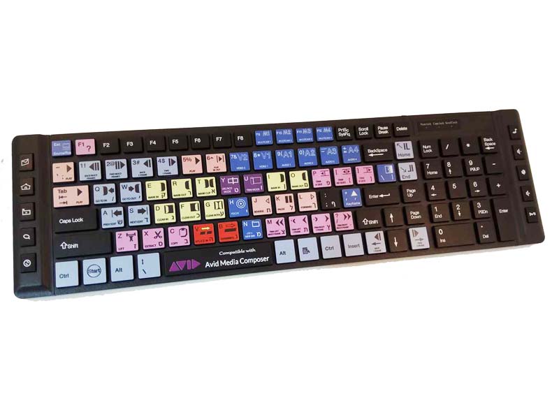 מקלדת Avid Composer USB שחורה – תמונה 2