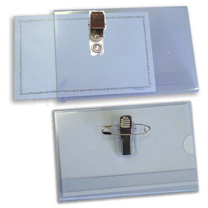 תג אורח שקוף קשיח