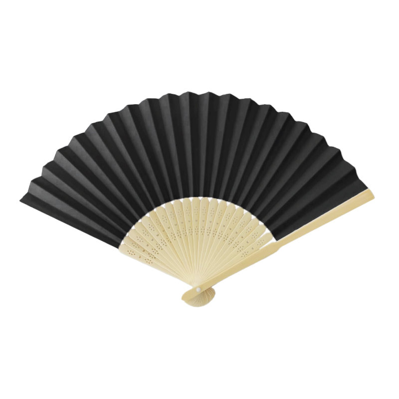 מניפה ממותגת - מניפת-יד במבו בשילוב נייר – תמונה 6