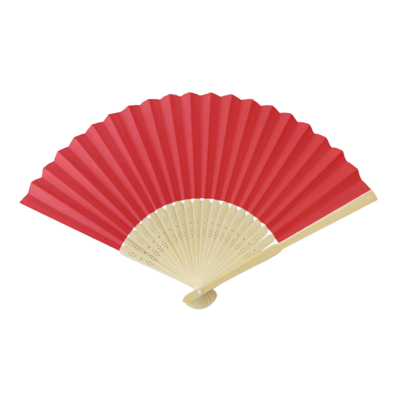 מניפה ממותגת - מניפת-יד במבו בשילוב נייר – תמונה 5