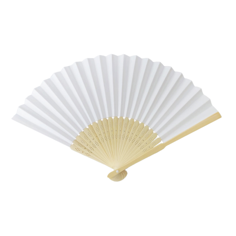 מניפה ממותגת - מניפת-יד במבו בשילוב נייר – תמונה 4