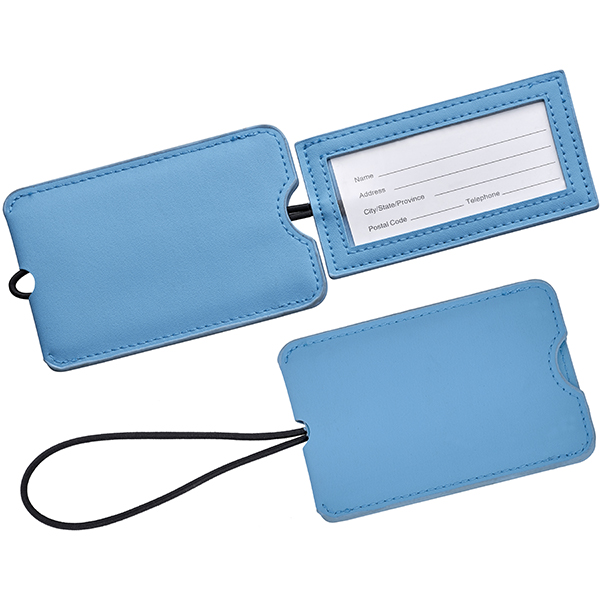 פרימיום תג מזוודה נשלף דמוי עור- ממותג – תמונה 5